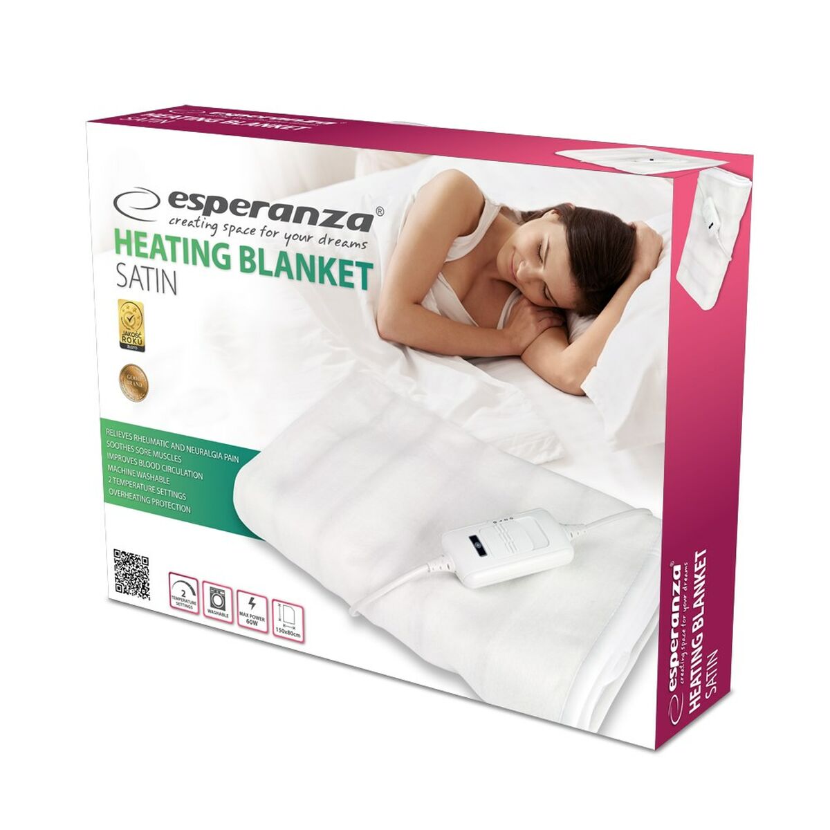 Cobertor Elétrico Esperanza EHB002 Branco